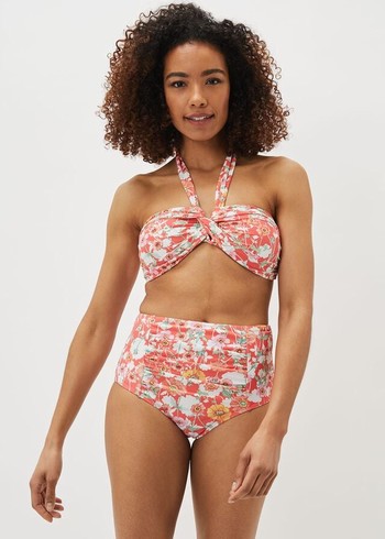 Phase Eight Jasmin Floral Swimwear Red USA | 4136907-JF